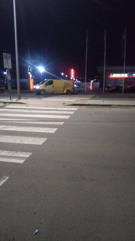 В Виннице «скорая» с пациентом попала в страшную аварию: момент происшествия попал на видео