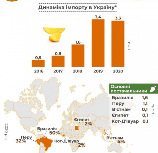 
                                                                        Потребление манго в Украине выросло в семь раз за последние пять лет
                                                                                                                                                                                                                    