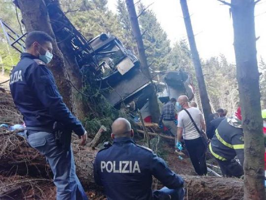 Смертельна НП в Італії: з троса підйомника зірвалася кабіна, загинули дев'ять осіб