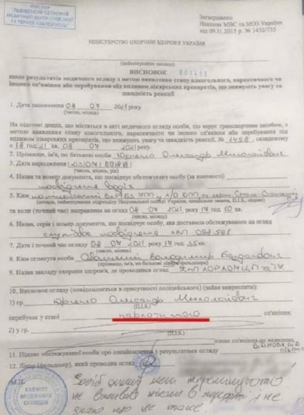 Нардеп, устроивший ДТП и наркоскандал во Львове, без проблем вернулся в Киев