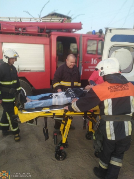 Со стены Аккерманской крепости упал в ров мужчина