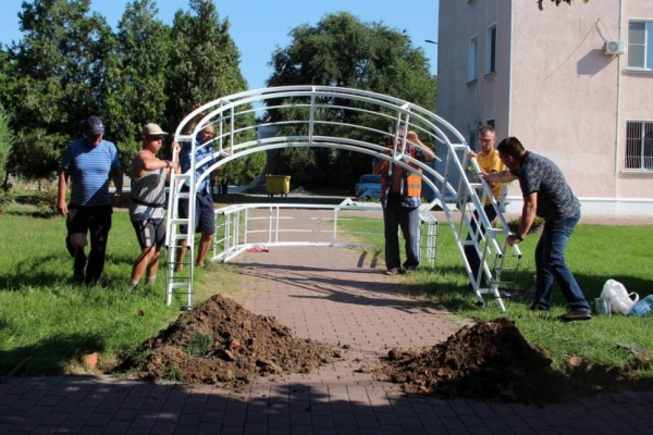 В Аккермане делают ещё одну фотозону 