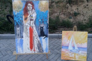 Море, искусство: вдоль Трассы здоровья показали картины художников со всей страны