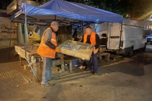 Новый рейд: напротив "Южного" рынка в Одессе разогнали стихийных торговцев