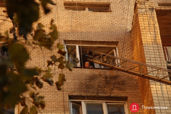 В общежитии в центре Одессы произошел пожар: пожарной сигнализации в здании не было. Фото