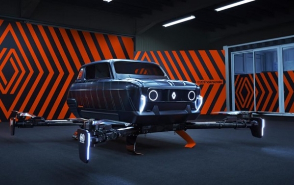 Renault показали автомобиль-квадрокоптер