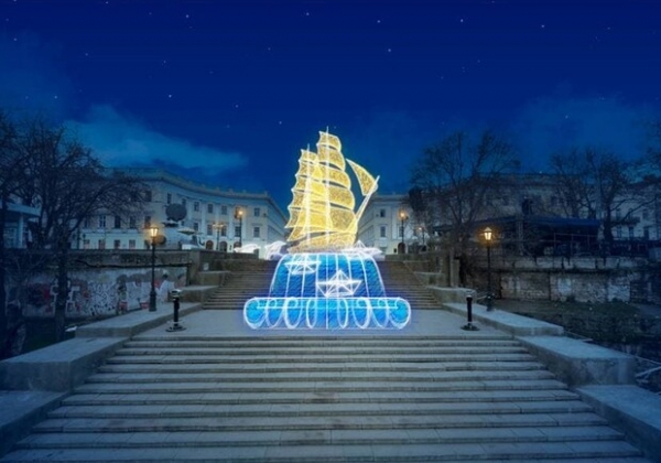 В Одессе к новогодним праздникам закупят еще девять световых фигур 