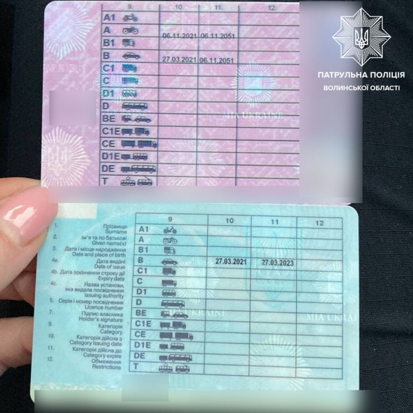 У Луцьку 19-річний хлопець нажалівся копам на відсутність у «Дії» фейкових прав