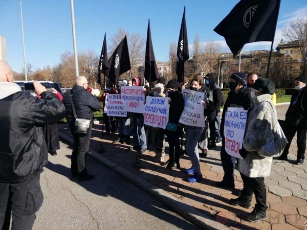 Одесские анархисты осадили облгосадминистрацию 
