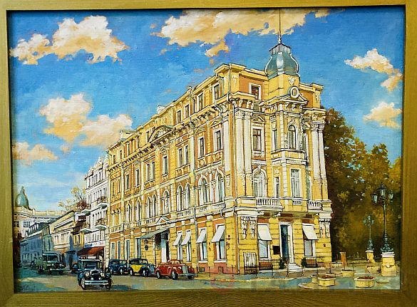 В одесском женском монастыре показали картины с казаками 