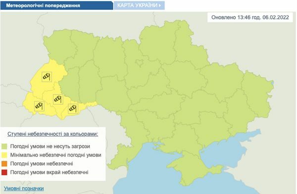Сильний сніг та&nbsp;штормовий вітер: мешканців Західної України накрила стихія