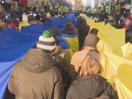 У Харкові пройшов патріотичний «Марш Єдності» під гаслом «Одна єдина соборна Україна»