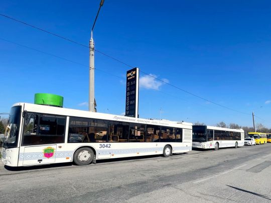 Окупанти викрали цілу колону автобусів, що&nbsp;прямували для евакуації мешканців Мелітополя