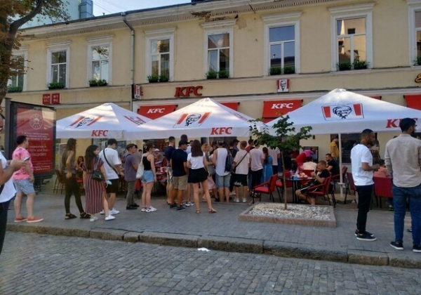 В Одессе снова заработал ресторан KFC