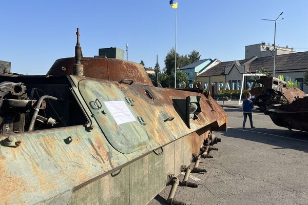В Одесской области открыли выставку уничтоженной военной техники оккупантов