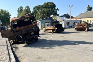 В Одесской области открыли выставку уничтоженной военной техники оккупантов