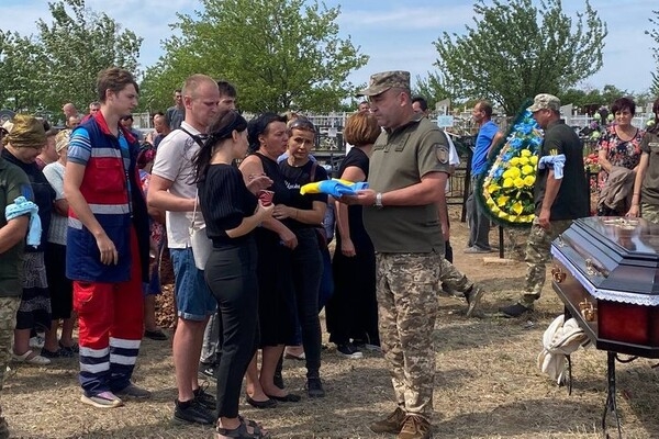 В Одесской области простились еще с одним защитником Украины