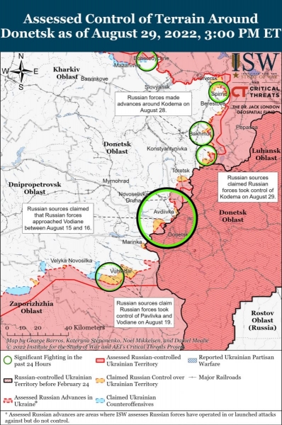 Ворог намагався атакувати на Авдіївському та ще 4 напрямках, але після гідної відповіді ЗСУ відступив, — Генштаб