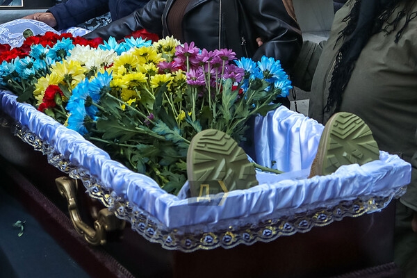 В Одессе прощались с погибшими морпехами 