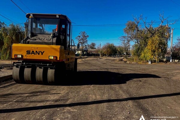 На границе с Молдовой в Одесской области стартовал аварийный ремонт дороги