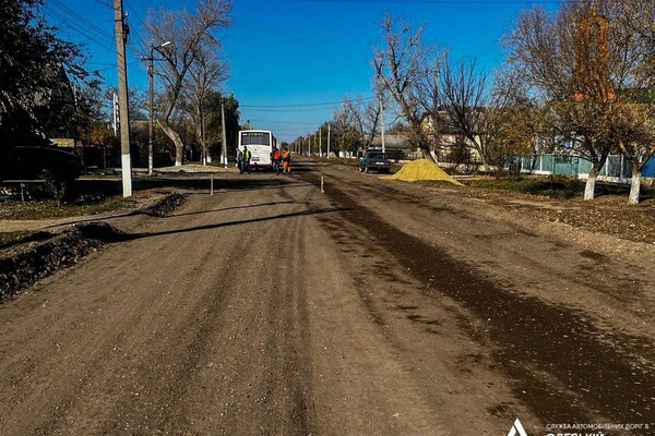 На границе с Молдовой в Одесской области стартовал аварийный ремонт дороги