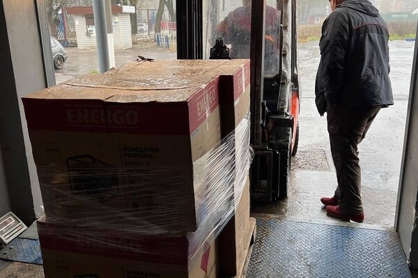 Город-побратим Констанца передал Одессе 50 генераторов
