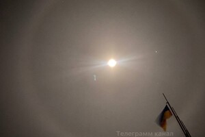 В Одессе снова наблюдали лунное гало