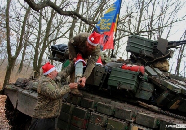 Карта боевых действий в Украине 1 января