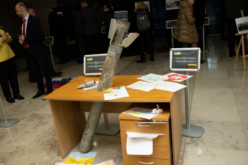 В Сеймі Литви представили виставку про історію протистояння рф у Київській області