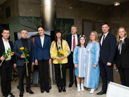 В Сеймі Литви представили виставку про історію протистояння рф у Київській області