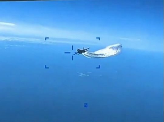 Росіяни навмисне атакували американський дрон над Чорним морем: у&nbsp;мережі з'явилося відео з&nbsp;безпілотника