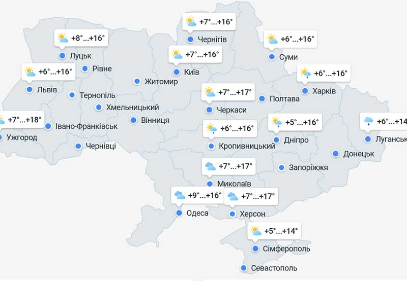 До України починають надходити теплі повітряні маси: якою буде погода на вихідних