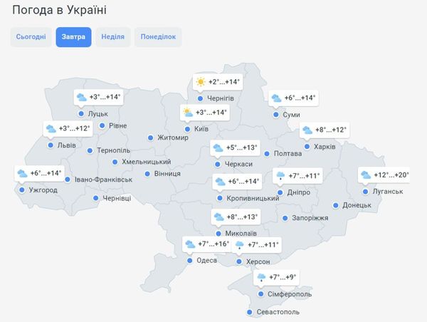 «Суха» субота та дощова неділя: чого чекати від погоди на вихідних