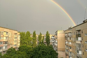 Одесситы наблюдали красочную двойную радугу