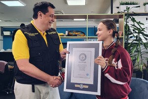 Спортсменка из Одесcкой области попала в Книгу рекордов Гиннеса