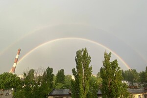 Одесситы наблюдали красочную двойную радугу