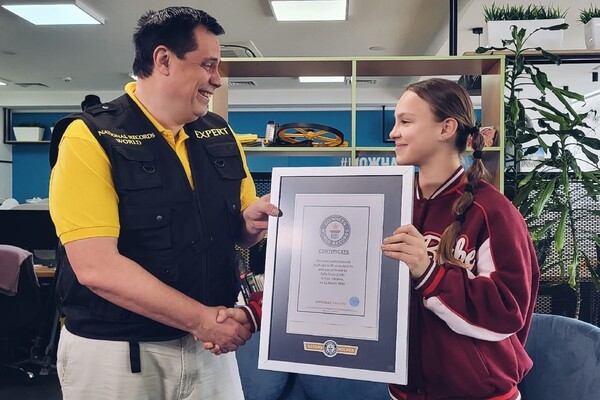 Спортсменка из Одесcкой области попала в Книгу рекордов Гиннеса