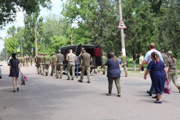 В Одесской области попрощались с погибшим защитником Василием Пелеваном