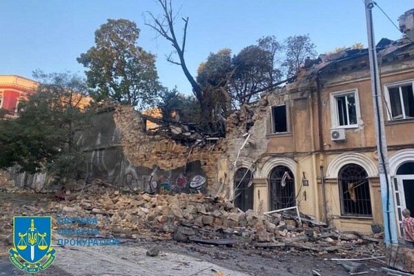 Ночной обстрел исторического центра Одессы: прокуратура начала досудебное расследование