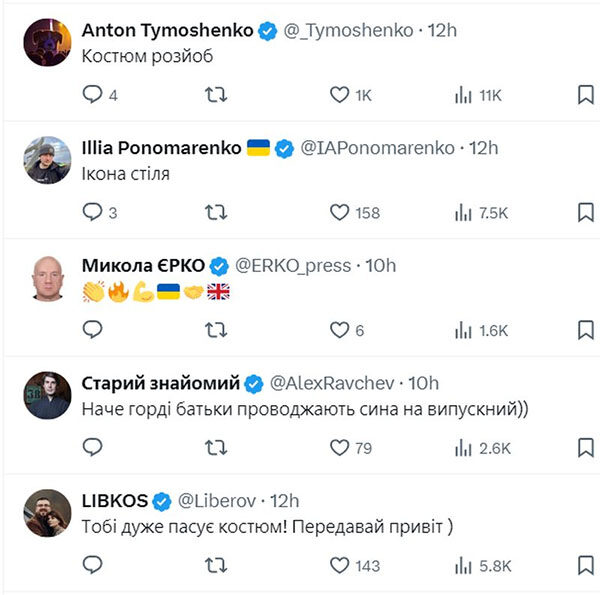 &laquo;Ікона стилю&raquo;: начальник штабу &laquo;Азову&raquo; вразив своїм костюмом на&nbsp;фото із&nbsp;Залужним