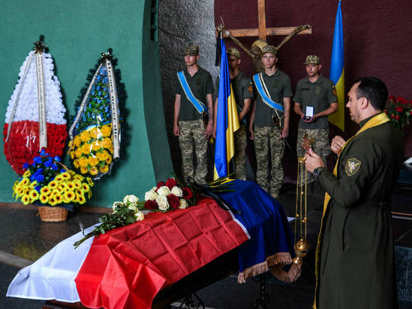 У столиці попрощалися з польським солдатом, який загинув за Україну