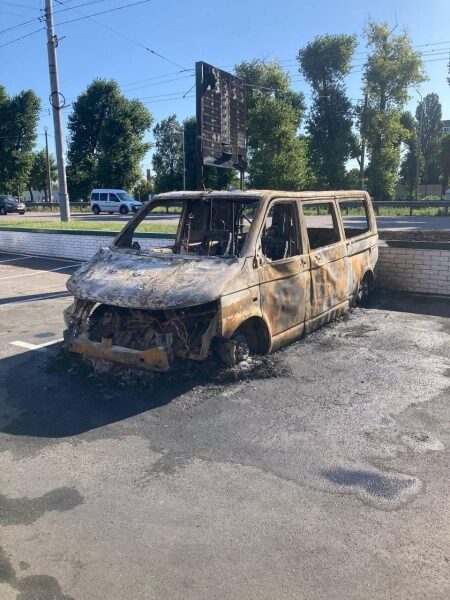 Зазіхнули на&nbsp;&laquo;легкі&raquo; гроші: під Києвом пара черкасців за&nbsp;завданням росіян спалила автомобілі військових та&nbsp;волонтерів