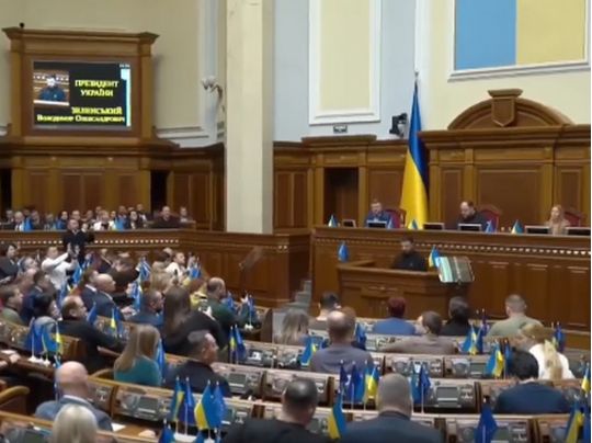 П'ять пунктів Зеленського: президент представив у&nbsp;Раді План перемоги у&nbsp;війні з&nbsp;росією