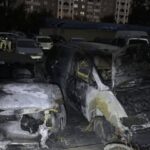 Масштабный ночной пожар в Киеве: на Оболони горели автомобили