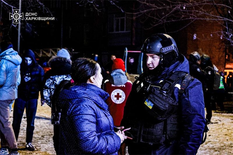 Ворожі дрони вночі прилетіли по&nbsp;житлових будинках у&nbsp;Харкові та&nbsp;Кривому Розі (фото, відео)