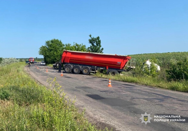 На трассе Балта – Кривое Озеро столкнулись грузовик и ВАЗ: водитель погиб