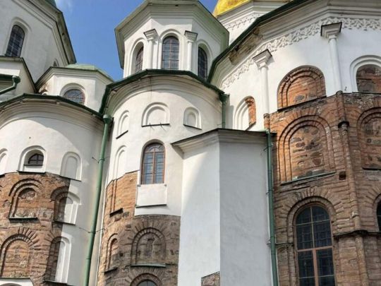 росія пошкодила Софійський собор в Києві під час нічного терору (фото)