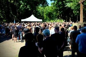 В Одессе провели в последний путь военного и директора авиаклуба Константина Оборина