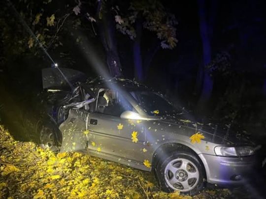 Під Києвом розбився легковик повний підлітків і&nbsp;з&nbsp;15-річним водієм за&nbsp;кермом: є&nbsp;жертви (фото)