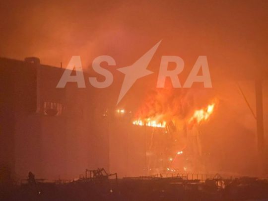 У&nbsp;російській &laquo;Алабузі&raquo; масштабна пожежа: горять склади з&nbsp;&laquo;шахедами&raquo;
